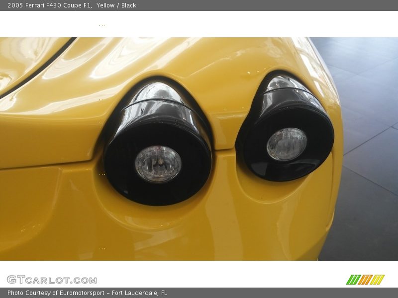 Yellow / Black 2005 Ferrari F430 Coupe F1