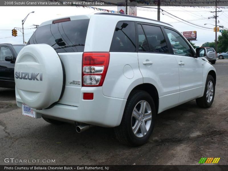 White Water Pearl / Beige 2008 Suzuki Grand Vitara Luxury