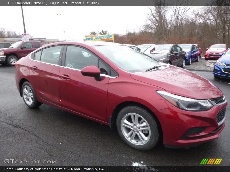 Cajun Red Tintcoat / Jet Black 2017 Chevrolet Cruze LT