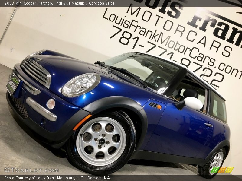 Indi Blue Metallic / Cordoba Beige 2003 Mini Cooper Hardtop