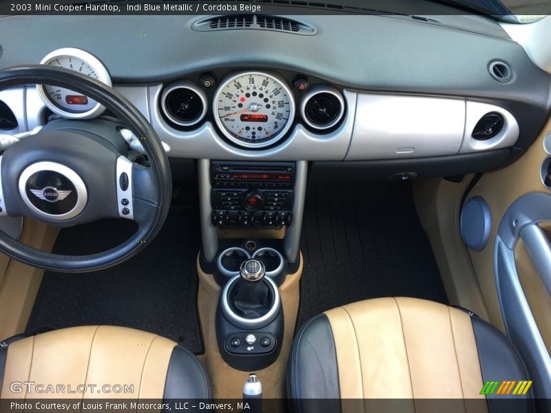 Indi Blue Metallic / Cordoba Beige 2003 Mini Cooper Hardtop