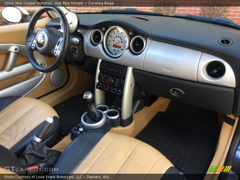 Indi Blue Metallic / Cordoba Beige 2003 Mini Cooper Hardtop