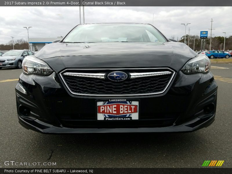 Crystal Black Silica / Black 2017 Subaru Impreza 2.0i Premium 4-Door