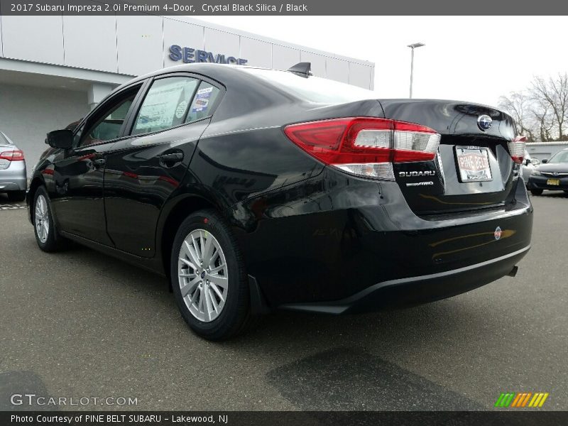 Crystal Black Silica / Black 2017 Subaru Impreza 2.0i Premium 4-Door