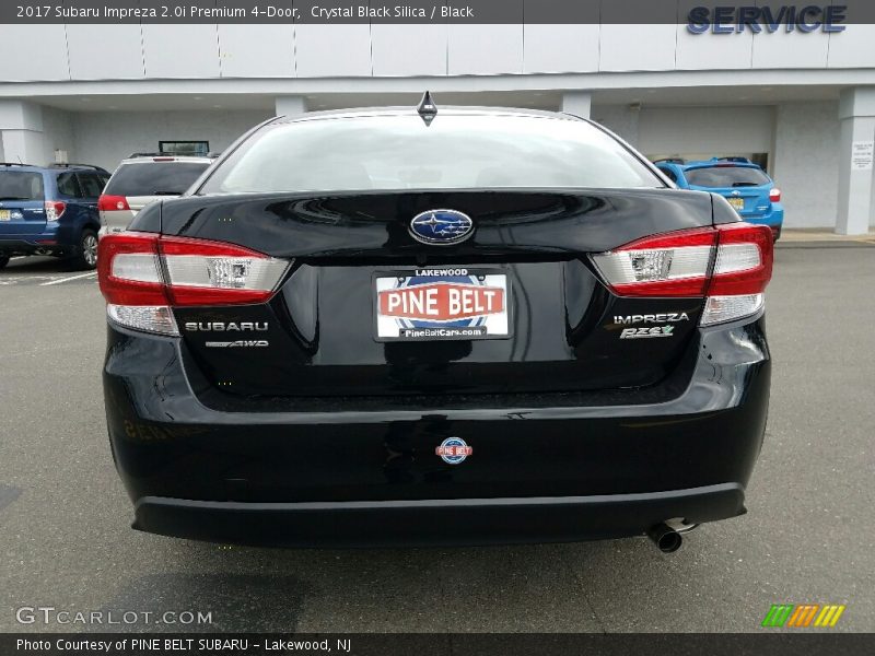 Crystal Black Silica / Black 2017 Subaru Impreza 2.0i Premium 4-Door