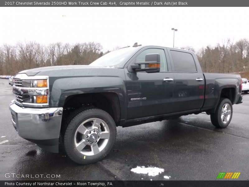 Front 3/4 View of 2017 Silverado 2500HD Work Truck Crew Cab 4x4