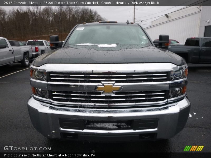 Graphite Metallic / Dark Ash/Jet Black 2017 Chevrolet Silverado 2500HD Work Truck Crew Cab 4x4