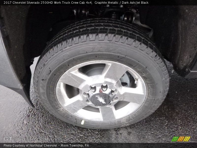 Graphite Metallic / Dark Ash/Jet Black 2017 Chevrolet Silverado 2500HD Work Truck Crew Cab 4x4