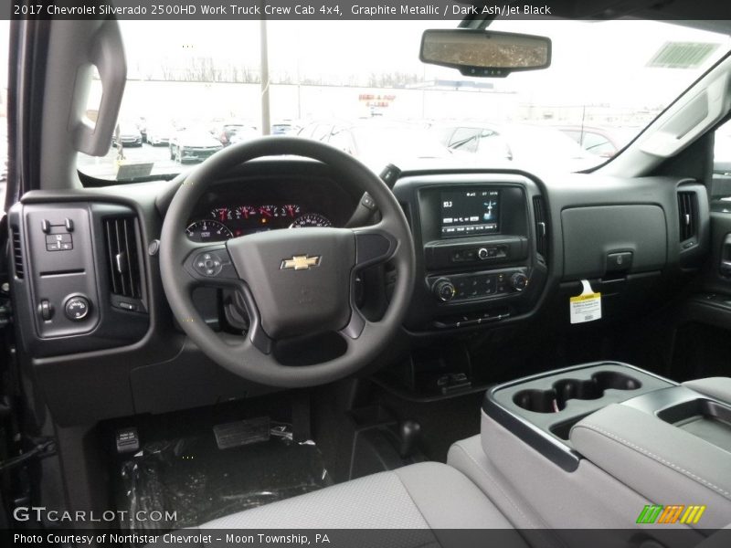  2017 Silverado 2500HD Work Truck Crew Cab 4x4 Dark Ash/Jet Black Interior