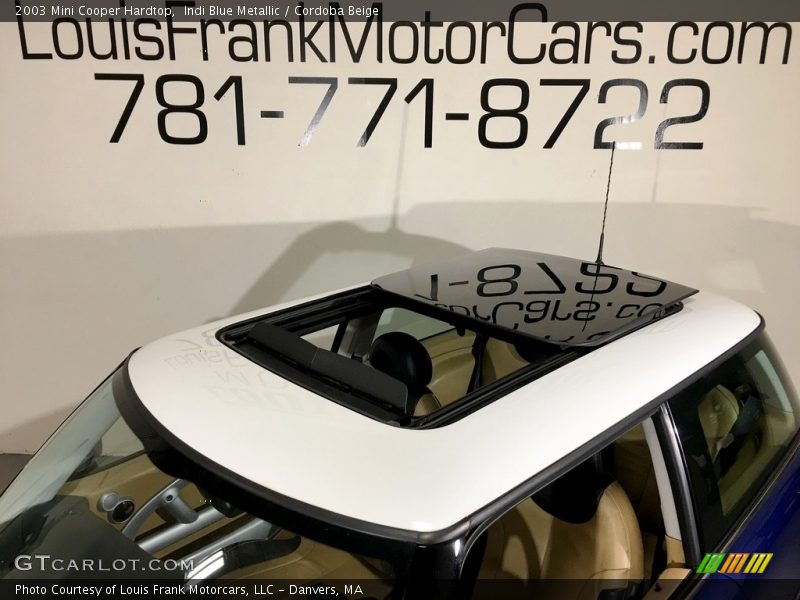 Indi Blue Metallic / Cordoba Beige 2003 Mini Cooper Hardtop