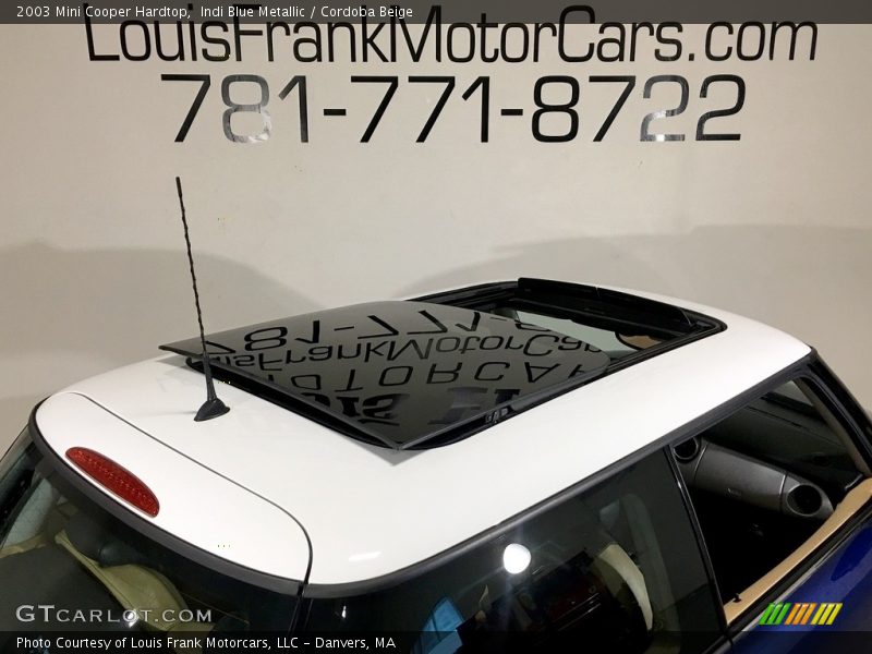 Indi Blue Metallic / Cordoba Beige 2003 Mini Cooper Hardtop