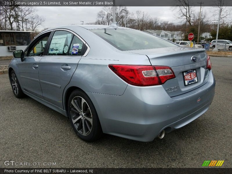 Ice Silver Metallic / Slate Black 2017 Subaru Legacy 2.5i Limited