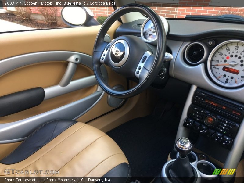 Indi Blue Metallic / Cordoba Beige 2003 Mini Cooper Hardtop