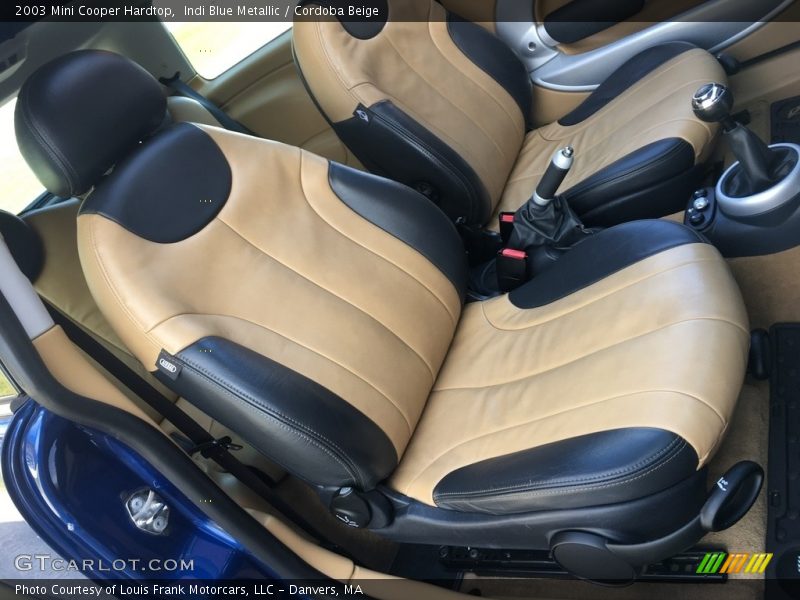 Indi Blue Metallic / Cordoba Beige 2003 Mini Cooper Hardtop