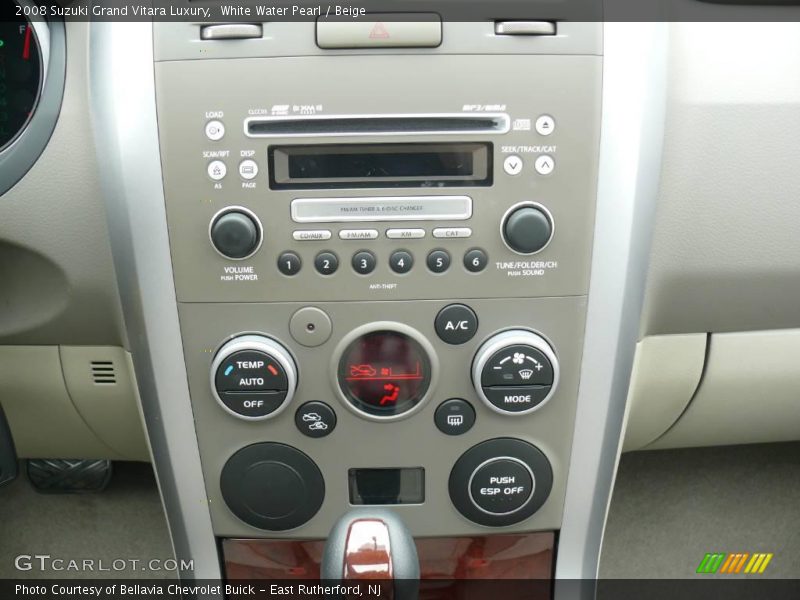 White Water Pearl / Beige 2008 Suzuki Grand Vitara Luxury