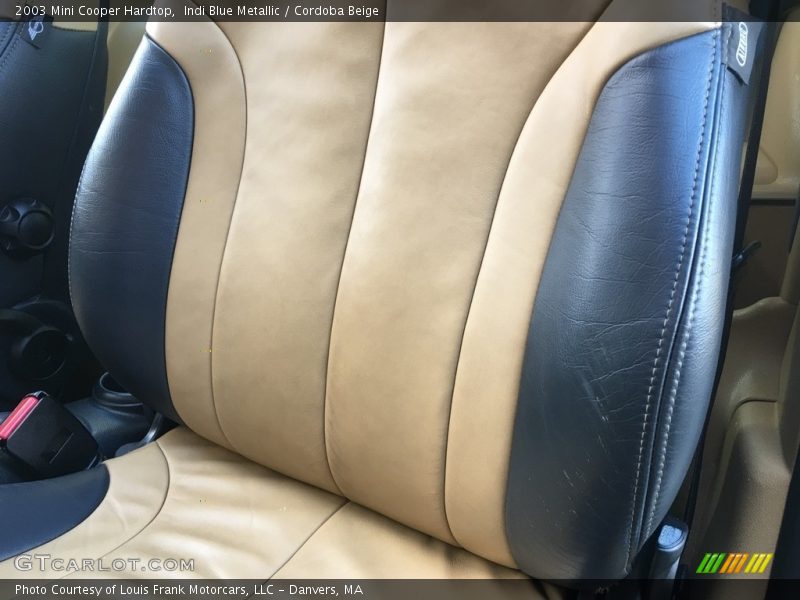 Indi Blue Metallic / Cordoba Beige 2003 Mini Cooper Hardtop