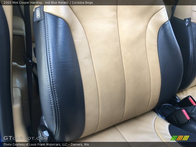 Indi Blue Metallic / Cordoba Beige 2003 Mini Cooper Hardtop