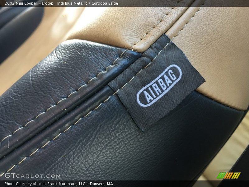 Indi Blue Metallic / Cordoba Beige 2003 Mini Cooper Hardtop