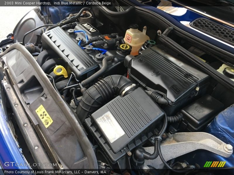 Indi Blue Metallic / Cordoba Beige 2003 Mini Cooper Hardtop