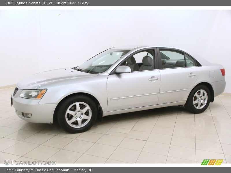 Bright Silver / Gray 2006 Hyundai Sonata GLS V6