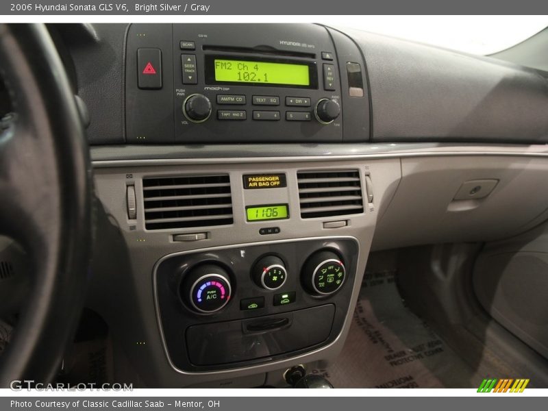 Bright Silver / Gray 2006 Hyundai Sonata GLS V6