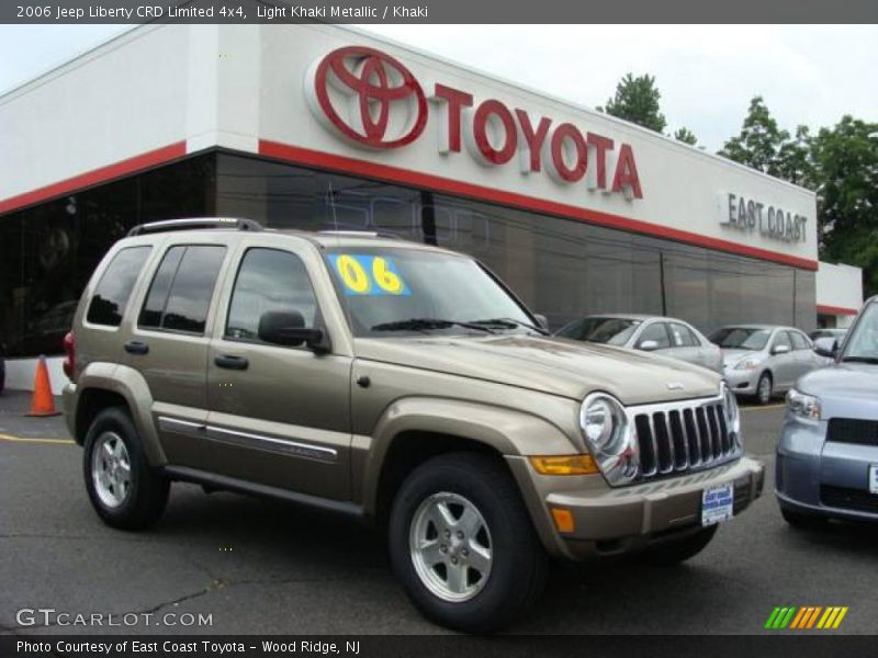 Light Khaki Metallic / Khaki 2006 Jeep Liberty CRD Limited 4x4