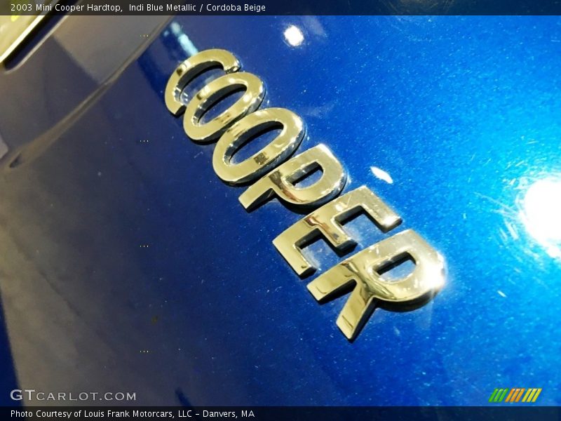 Indi Blue Metallic / Cordoba Beige 2003 Mini Cooper Hardtop