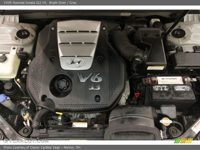 Bright Silver / Gray 2006 Hyundai Sonata GLS V6