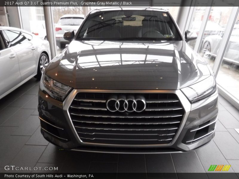 Graphite Gray Metallic / Black 2017 Audi Q7 3.0T quattro Premium Plus