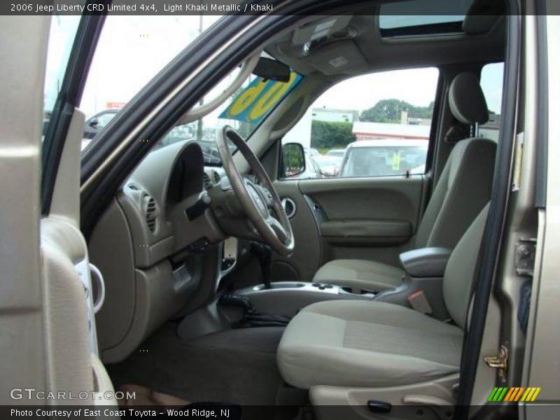 Light Khaki Metallic / Khaki 2006 Jeep Liberty CRD Limited 4x4