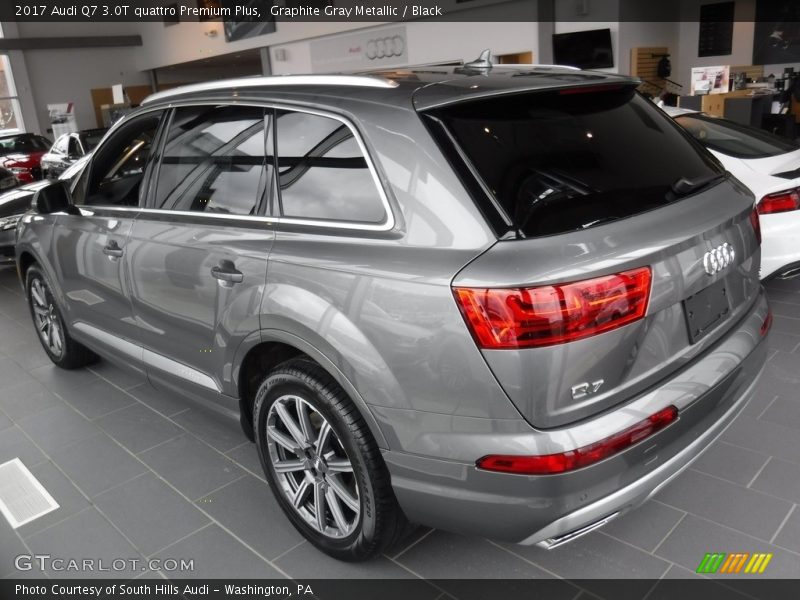 Graphite Gray Metallic / Black 2017 Audi Q7 3.0T quattro Premium Plus