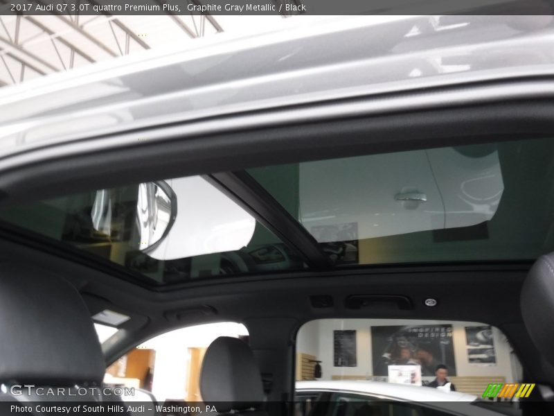 Graphite Gray Metallic / Black 2017 Audi Q7 3.0T quattro Premium Plus