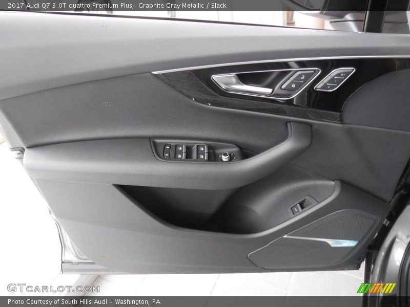 Graphite Gray Metallic / Black 2017 Audi Q7 3.0T quattro Premium Plus