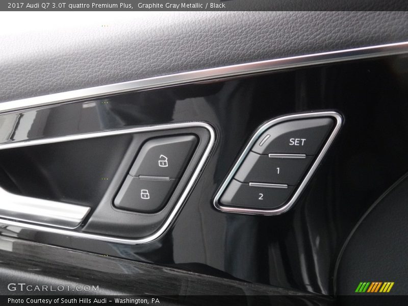 Graphite Gray Metallic / Black 2017 Audi Q7 3.0T quattro Premium Plus