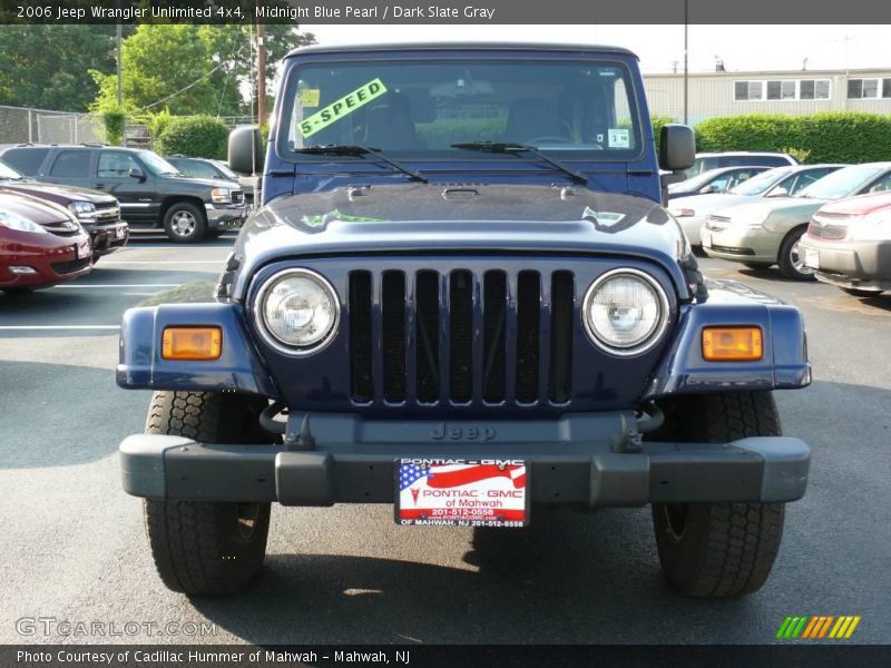 Midnight Blue Pearl / Dark Slate Gray 2006 Jeep Wrangler Unlimited 4x4