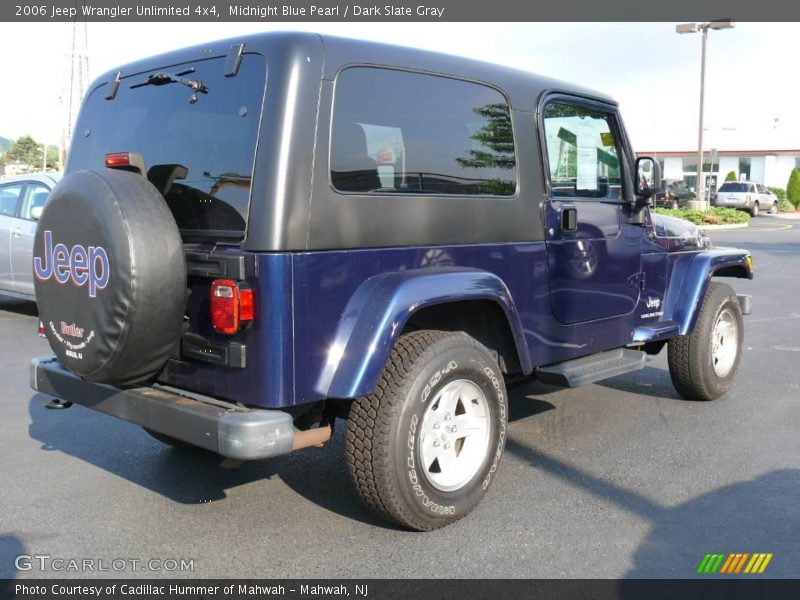 Midnight Blue Pearl / Dark Slate Gray 2006 Jeep Wrangler Unlimited 4x4