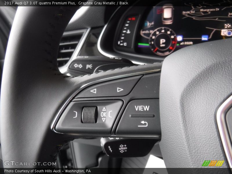 Graphite Gray Metallic / Black 2017 Audi Q7 3.0T quattro Premium Plus