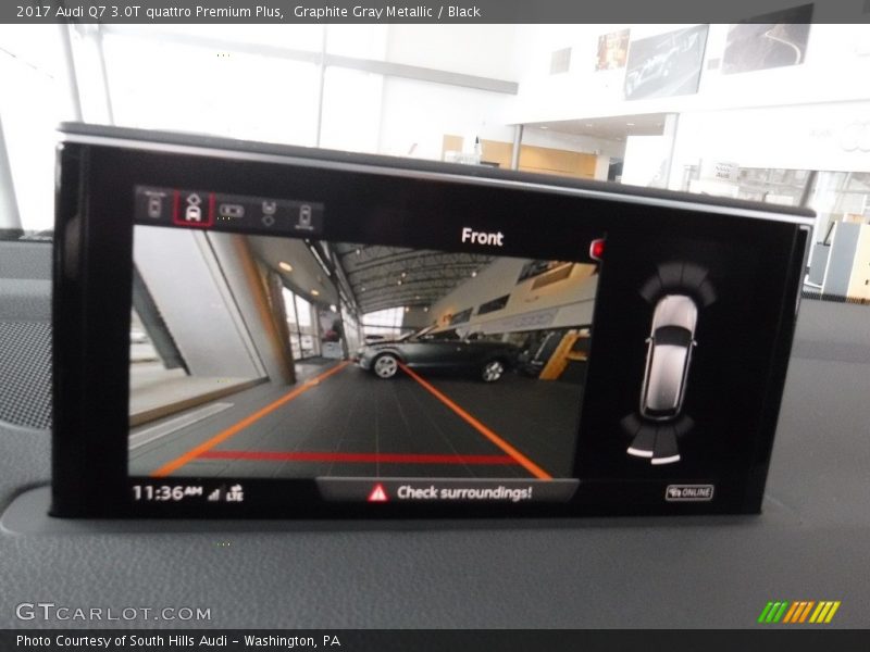 Graphite Gray Metallic / Black 2017 Audi Q7 3.0T quattro Premium Plus