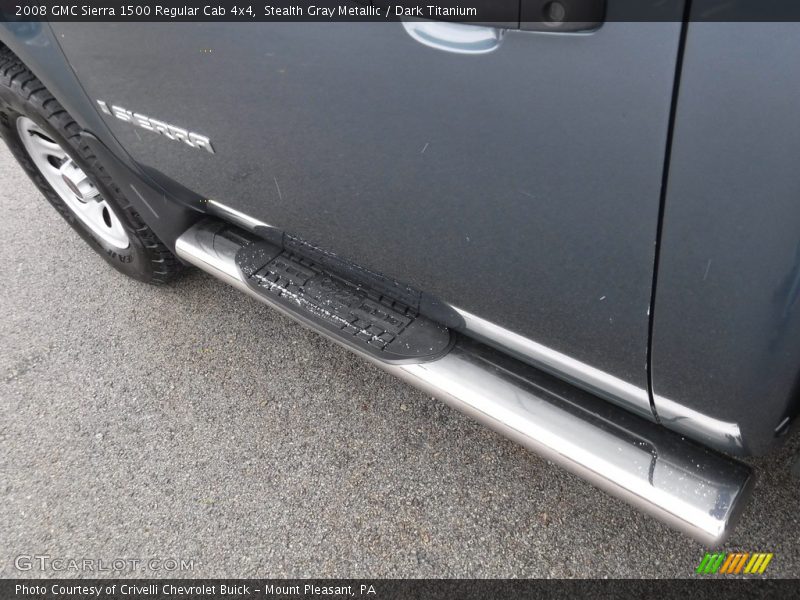 Stealth Gray Metallic / Dark Titanium 2008 GMC Sierra 1500 Regular Cab 4x4