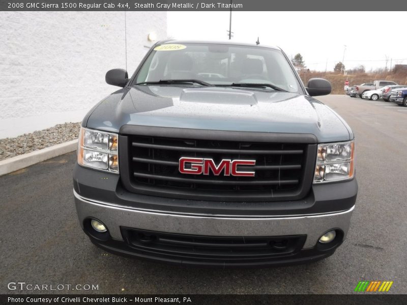 Stealth Gray Metallic / Dark Titanium 2008 GMC Sierra 1500 Regular Cab 4x4