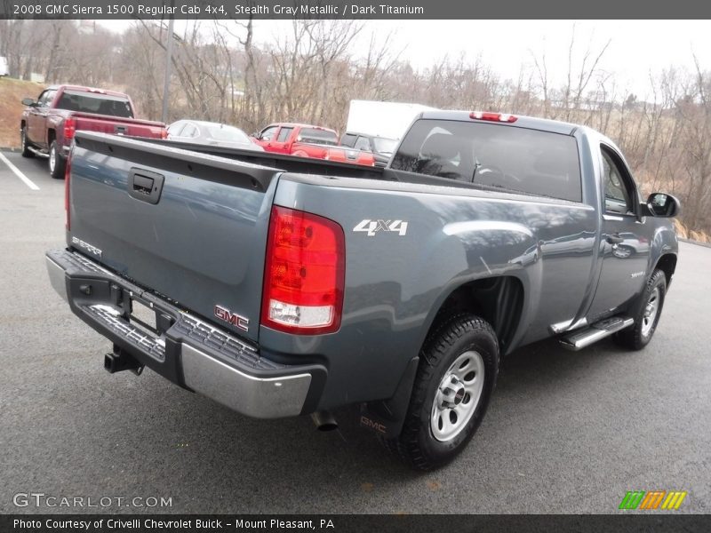Stealth Gray Metallic / Dark Titanium 2008 GMC Sierra 1500 Regular Cab 4x4