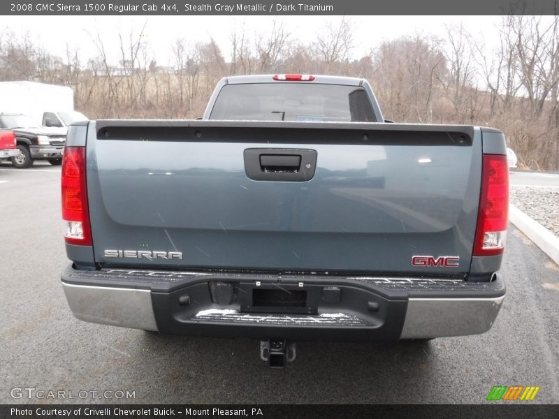 Stealth Gray Metallic / Dark Titanium 2008 GMC Sierra 1500 Regular Cab 4x4