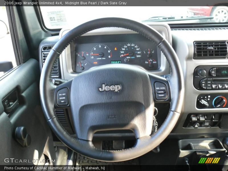 Midnight Blue Pearl / Dark Slate Gray 2006 Jeep Wrangler Unlimited 4x4