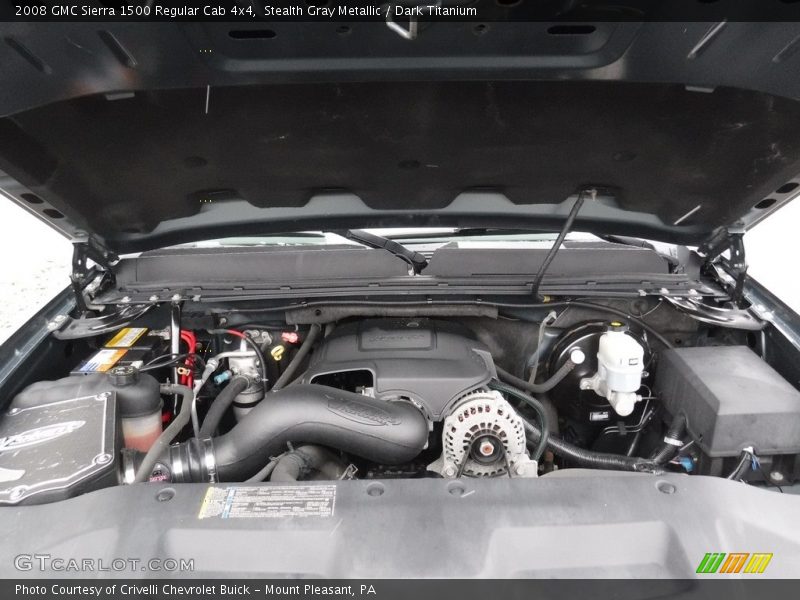 Stealth Gray Metallic / Dark Titanium 2008 GMC Sierra 1500 Regular Cab 4x4