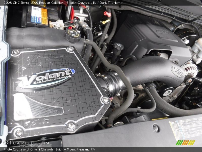 Stealth Gray Metallic / Dark Titanium 2008 GMC Sierra 1500 Regular Cab 4x4