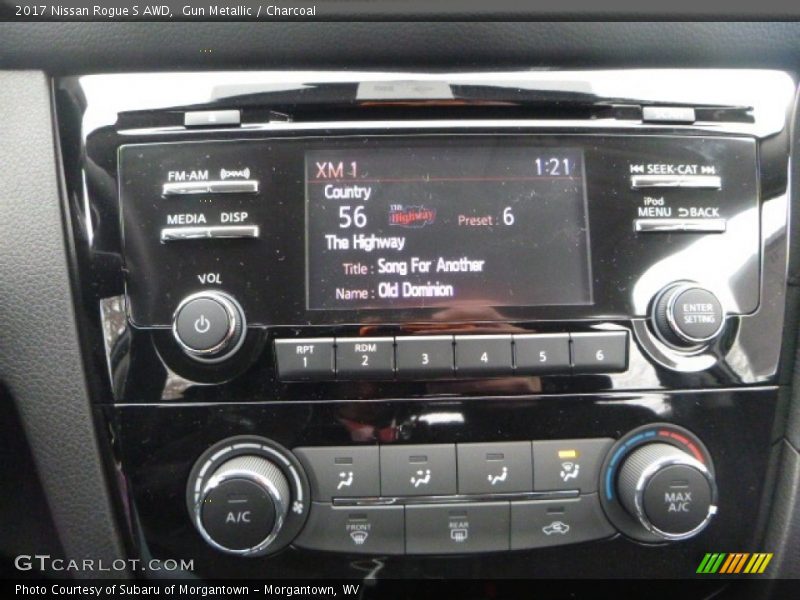 Gun Metallic / Charcoal 2017 Nissan Rogue S AWD