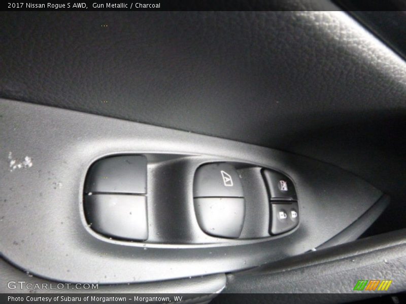 Gun Metallic / Charcoal 2017 Nissan Rogue S AWD