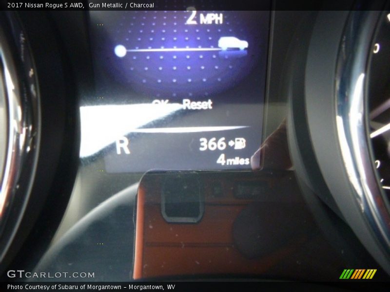 Gun Metallic / Charcoal 2017 Nissan Rogue S AWD