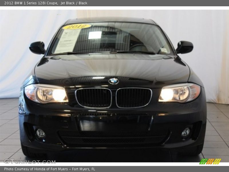 Jet Black / Black 2012 BMW 1 Series 128i Coupe