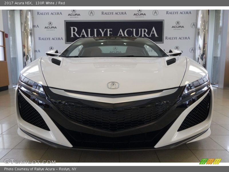 130R White / Red 2017 Acura NSX